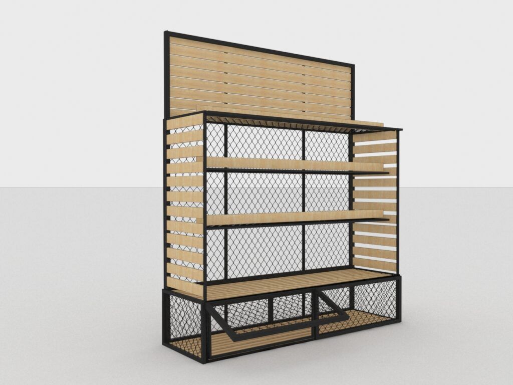 RENDER MOBILIARIO COMERCIAL
